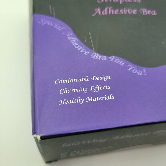 LalaWing Strapless Adhesive Bra Size C Non Toxic Sticky Washable Reusable New - Picture 5 of 6